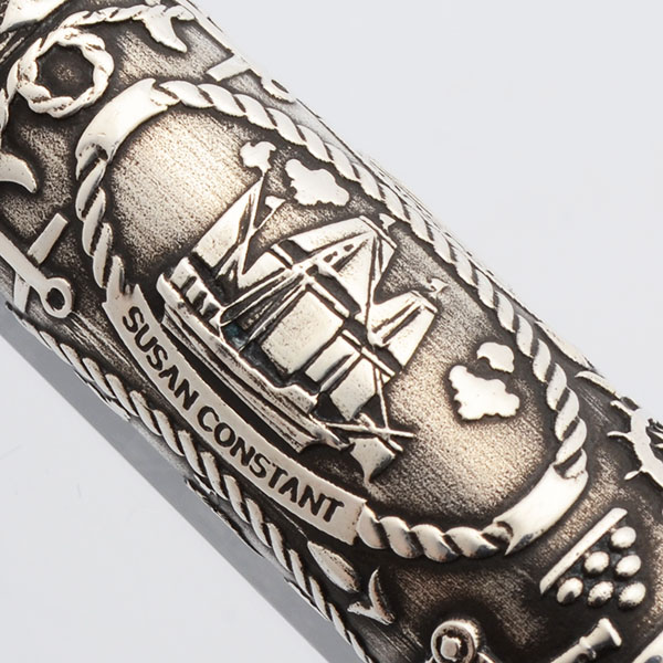 Curtis Australia Jamestown LE Fountain Pen High Relief Engraved